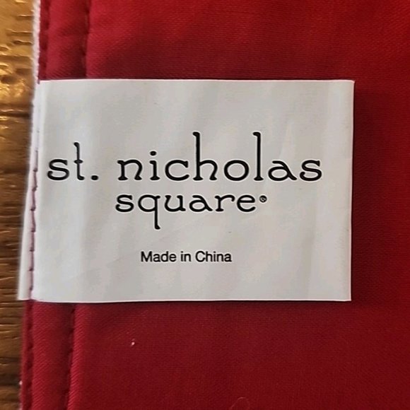 Set of 2 Fabric Christmas Placemats Poinsettia Tapestry-look - Picture 5 of 9